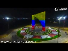 사건 임대료를 위해 저항하는 알루미늄 합금 LED 화소 관 DMX 부식 -