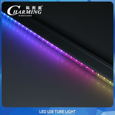U38 야외 LED 튜브 빛 보이지 않는 케이블 알루미늄 합금 빛 몸 LED 튜브