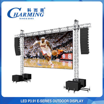 실내 단계 P3.91 LED 영상 벽 전시 임대료 1920HZ-3840HZ