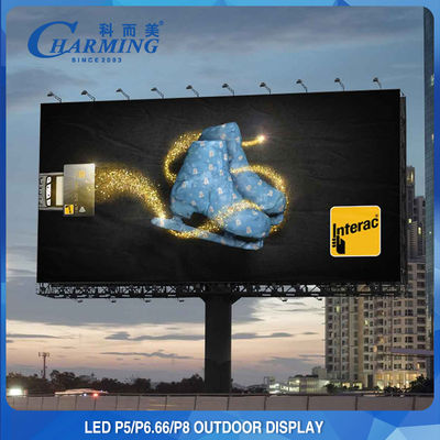 광고를 위해 방수 1200W P5 P8 옥외 LED 영상 벽