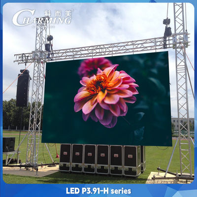 P3.91 광고 야외 LED 비디오 벽 화면 3840Hz 1/16 스캔