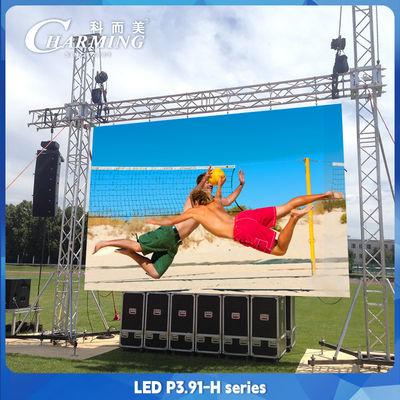P3.91 광고 야외 LED 비디오 벽 화면 3840Hz 1/16 스캔