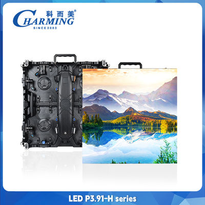 야외 임대 LED 화면 알루미늄 합금 P3.91 풀 컬러 LED 비디오 벽