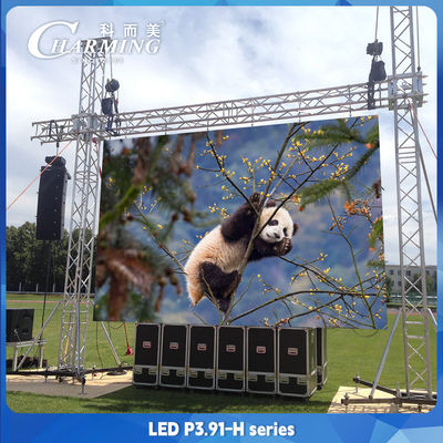 P3.91 광고 H 시리즈 LED 비디오 벽 디스플레이 3840Hz 세 가지 증거