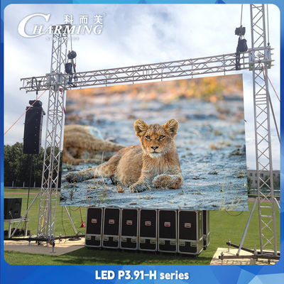 3840hz 풀 컬러 LED 비디오 월 HD P3.91 대형 야외 LED 디스플레이 화면