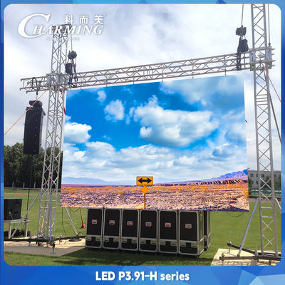 4500CD/m2 P3.91 임대 LED 디스플레이 500*1000mm IP65 디지털