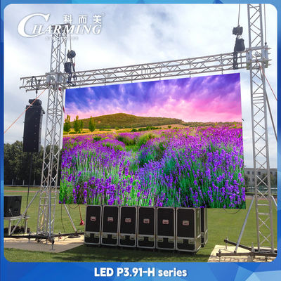 4500CD/m2 P3.91 임대 LED 디스플레이 500*1000mm IP65 디지털