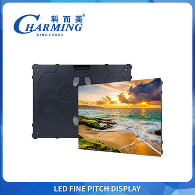 상호 운용 가능한 크기 실내 LED 디스플레이 - 320x640mm P1.86 P2.22 캐비닛 간편한 전면 수리 교회 미디어 디스플레이