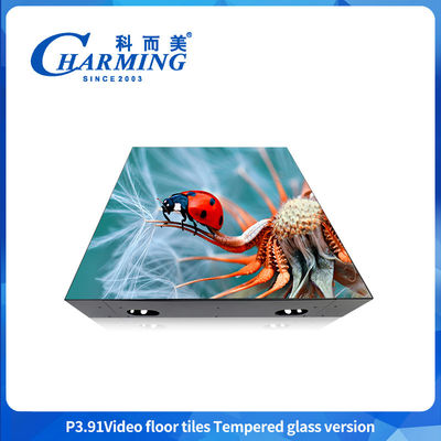 P3.91 LED 바닥 타일 스크린 34x34 바닥 타일 바닥 스커팅