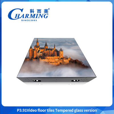 P3.91 LED 바닥 타일 스크린 34x34 바닥 타일 바닥 스커팅