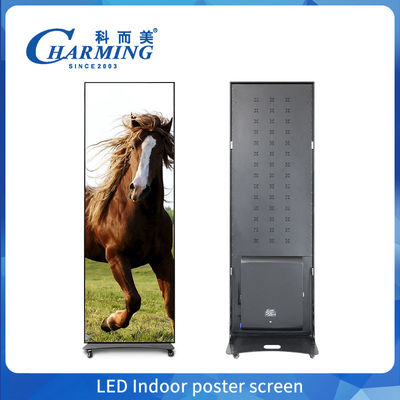 새로운 디자인 P1.8 P2 P2.5 LED 비디오 포스터 실내 전시 LED 거울 포스터 광고 디스플레이 화면