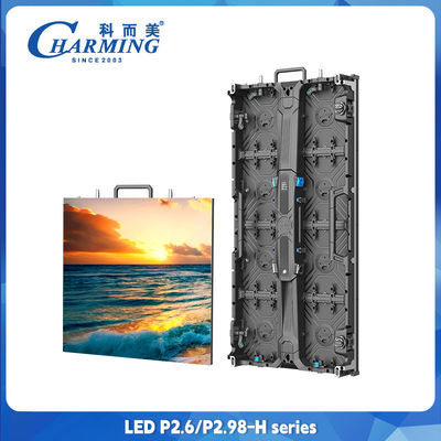 야외 LED 화면 벽 P2.6 P3.91 P4.81 풀 컬러 렌터 LED 디스플레이 500x500mm 500x1000mm
