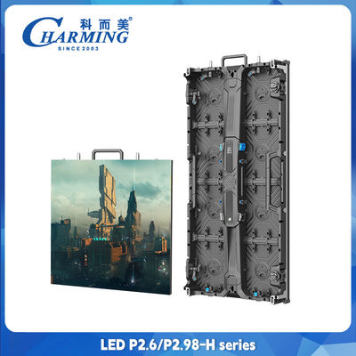 슈퍼 클리어 P2.6 P2.98 앞 유지보수 교회 사용과 함께 실내 야외 LED 비디오 벽