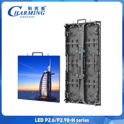 P2.6 비디오 벽 임대 주조 알루미늄 캐비닛 야외 LED 임대 화면