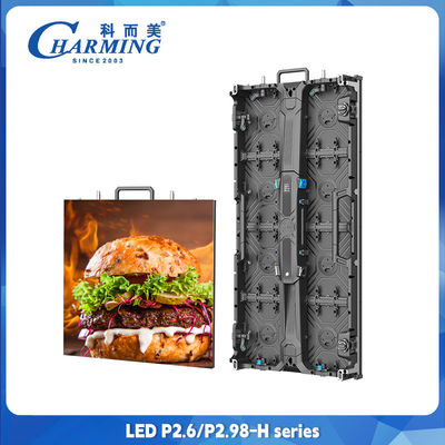 임대 LED 디스플레이 실내 야외 풀 컬러 LED 벽 P2.6 LED 비디오 벽 500x500mm 다이 캐스트 알루미늄 디스플레이 스크린