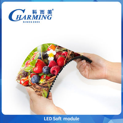 크리에이티브 프론트 유지 보수 유연한 HD 소프트 LED 모듈 P1.86 P2 P2.5 P3 곡선 광고 원형 디스플레이 반 원형 LED 화면