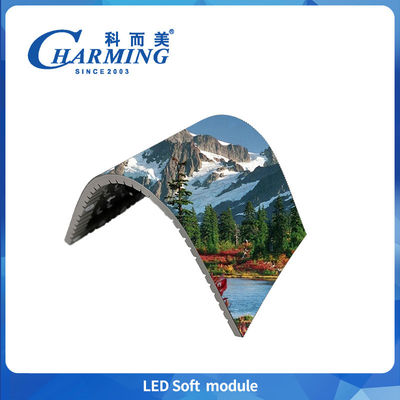 320x160 실내 Led Soft Module P2 P2.5 P3.076 7680 예술적 형태를 위한 높은 갱신 속도 모듈 디스플레이