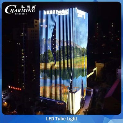 BIS 및 LAN SASO 숨겨진 라인 디자인의 야외 건물 방수 및 환경 디자인용 LED U40 튜브 라이트