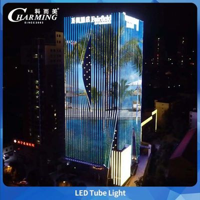 RGB 50000hours 이상 생활 기간 호텔 외관 윤곽 장식을위한 전면 LED 조명