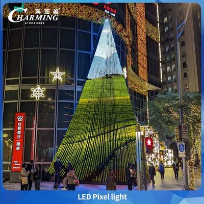 매력적인 LED 픽셀 조명, 중단점 재개 RGB 기능으로 건축 조명에 180° 각도 도달 가능