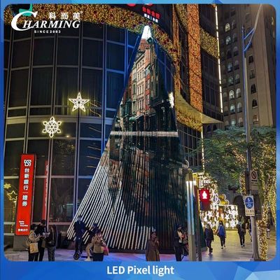 픽셀 라이트 RGB LED 픽셀 30mm 직경 IP66 RGB LED 픽셀 라이트 실내 옥외 장식 조명 건물 다리