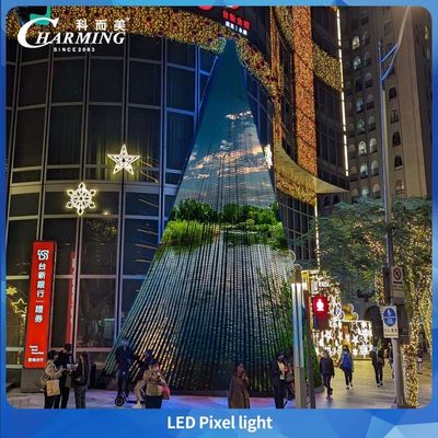 30MM IP66 DC24V RGB 외관 알루미늄 프로파일 영구 LED 크리스마스 LED 픽셀 포인트 라이트