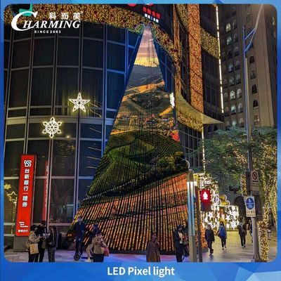 매력적인 2025 차세대 LED 픽셀 라이트 40D 40×27.3mm IP66 방수 PC 하우징, 관광 명소 조명 건축 장식용
