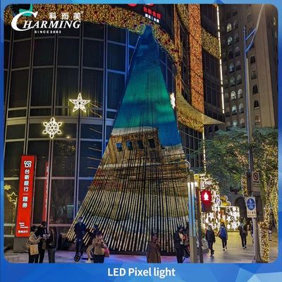 SMD3535 50C LED 픽셀 라이트 IP66 방수 SPI 제어 외관 벽 무대 공원 조명