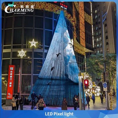 2025 인기 상품 픽셀 라이트 SMD3535, PC 쉘 + 투명 표면 쉘 포함, 크리스마스 트리 조명과 같은 건물 조명용