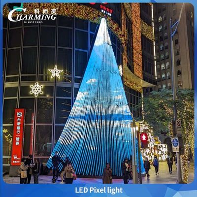 매력적인 LED 픽셀 조명, 중단점 재개 RGB 기능으로 건축 조명에 180° 각도 도달 가능