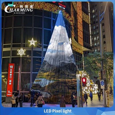 새로운 기술 LED 픽셀 조명 50C SMD3535 IP66 SPI 제어 외관 조명 외관 벽 장식 무대 공원 조명