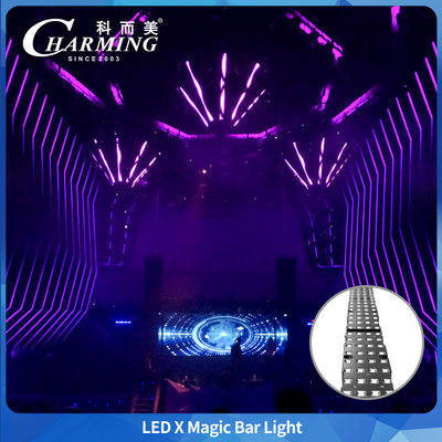 LED X 매직 바의 반짝이는 빛은 완벽한 엔터테인먼트 분위기를 만듭니다 모듈 디자인 LED X 매직 바 RGB LED 픽셀 바 엔터테인먼트 이벤트