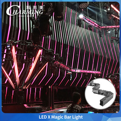 엔터테인먼트 장소용 LED 마법 바 굽힐 수 있는 확장 가능한 RGB 빛