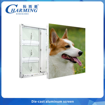 P6.66 대리용 옥외 LED 디스플레이, 아크 스플레이싱 및 높은 밝기 6000 Cd/M2 이상