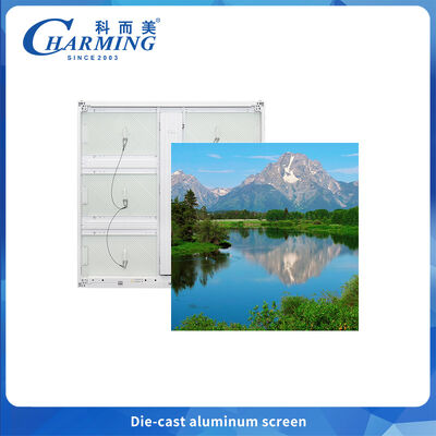 P6.66 대리용 옥외 LED 디스플레이, 아크 스플레이싱 및 높은 밝기 6000 Cd/M2 이상