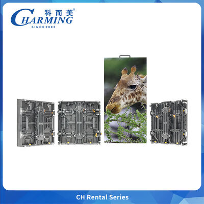 곡선 및 유연한 야외 LED 화면 P2.6/P2.9/P3.9 대용 이벤트용 다이 캐스트 알루미늄 7680Hz 고 갱신