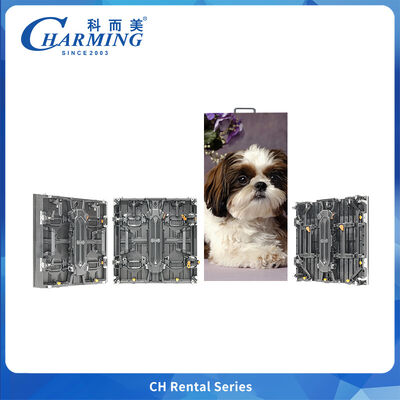 7680HZ 외관 P3.91 무대 모듈 핸들과 함께 곡선 / 유연 / 직각 캐비닛