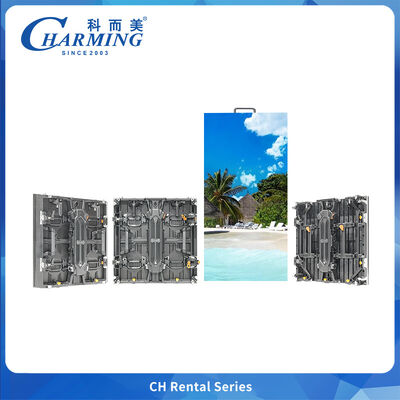 IP65 실외 LED 스크린 캐비닛 500x500mm 리프팅 높이 15m 전면 유지보수 렌탈 스테이지용