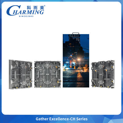 렌터 LED 디스플레이 가늘고 84mm 두께와 최소 6.6kg의 캐비닛 무게를 결합하여 운송 및 빠른 설치