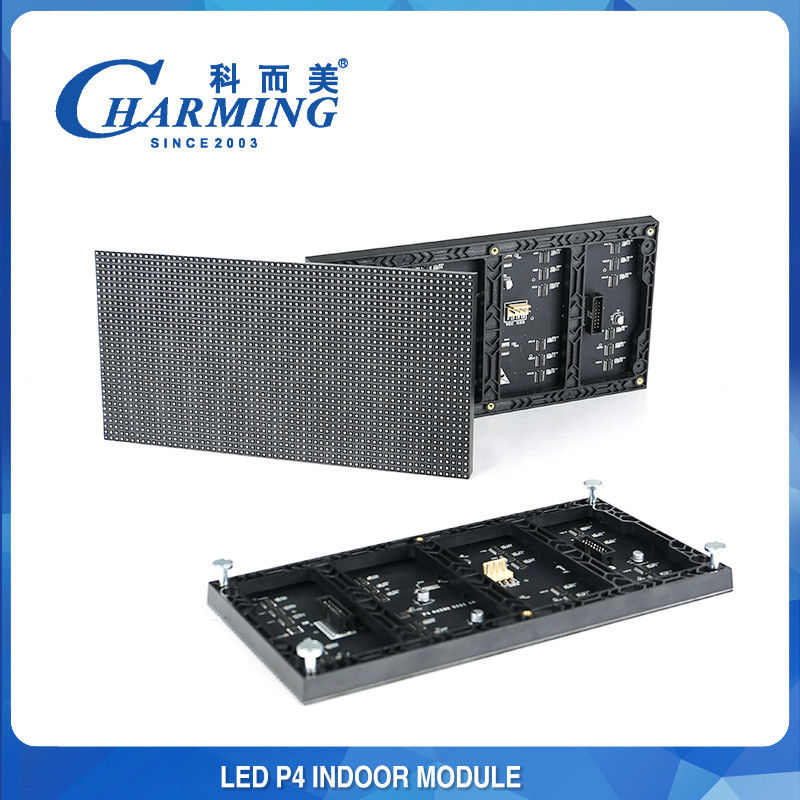 새로운 디자인 P4 RGB LED 패널 256x128mm 실내 배경 LED 모듈 3840Hz 손실 없는 이미지 품질 디지털 디스플레이 화면 소매 스테이지 교회 비디오 벽