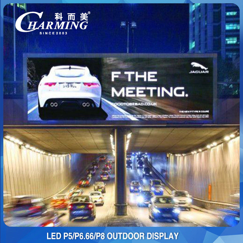 가득 찬 색 P10 야외 LED 디스플레이 큰 화면 LCD 960*960 빌보드 벽