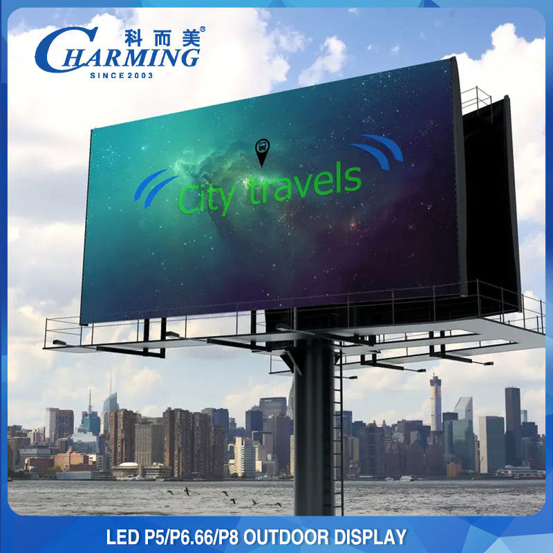 내마모성 IP65 옥외 영상 벽, 옥외 광고를 위한 발광 다이오드 표시 스크린