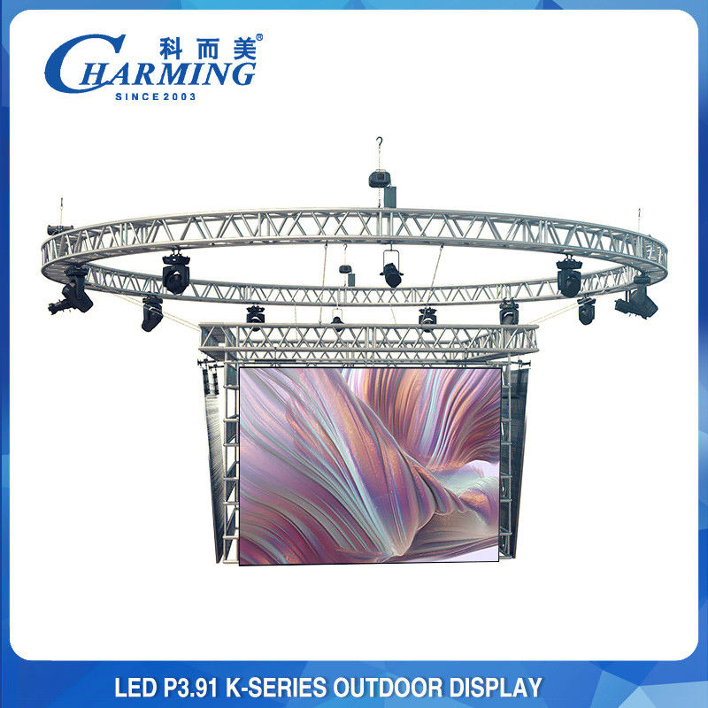 P3.91 야외 행사용 실내 패널 LED 비디오 벽 디스플레이 임대