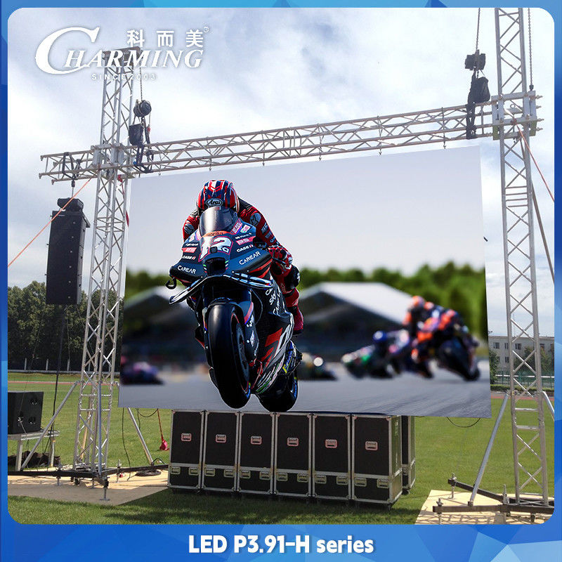 16비트 P3.91 임대 LED 디스플레이 이벤트 전면 보호 배경 야외