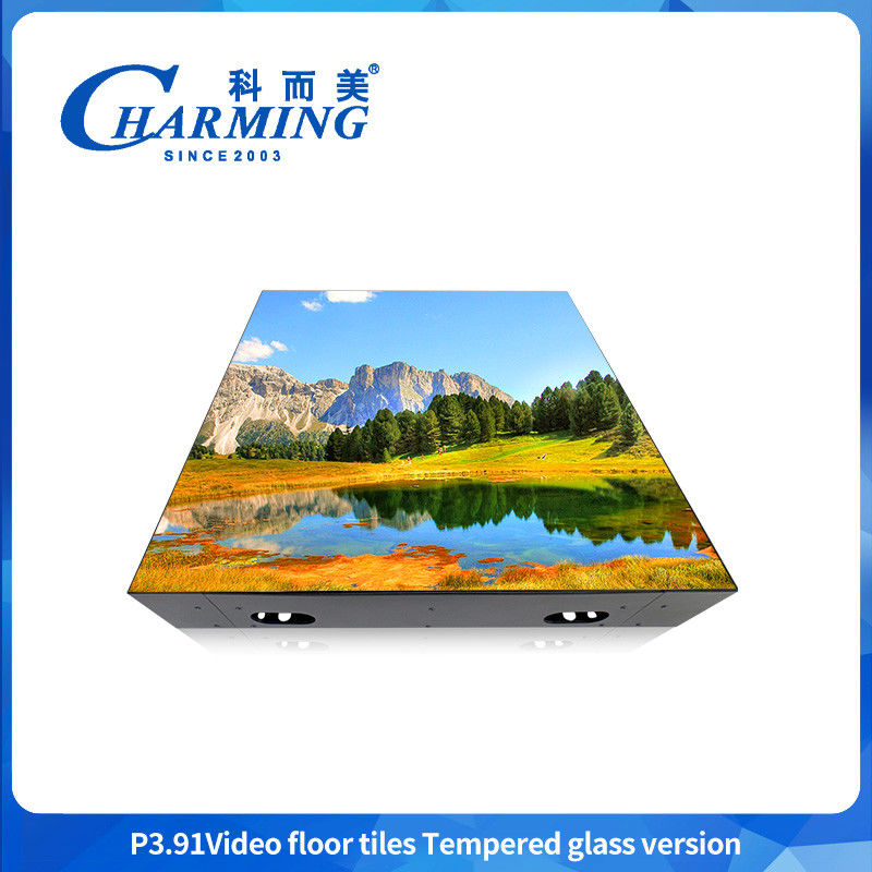 500X500MM P3.91 광고용 중국 LED 디스플레이 LED 패널 GOB 파티 및 바용 자석 LED 댄스 플로어