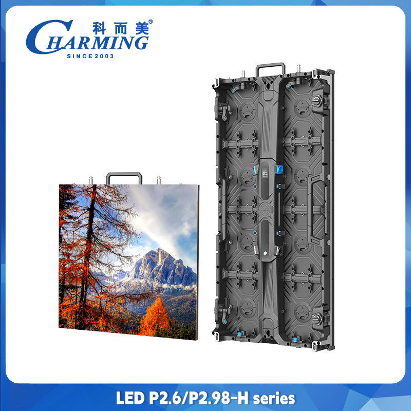 야외 LED 화면 벽 P2.6 P3.91 P4.81 풀 컬러 렌터 LED 디스플레이 500x500mm 500x1000mm