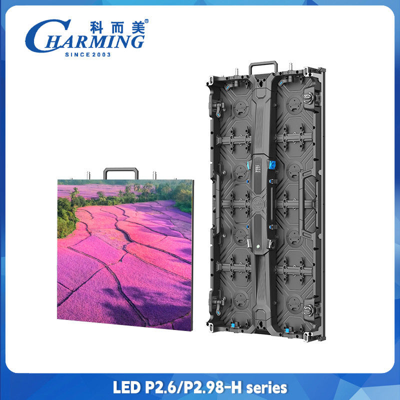 슈퍼 클리어 P2.6 P2.98 앞 유지보수 교회 사용과 함께 실내 야외 LED 비디오 벽