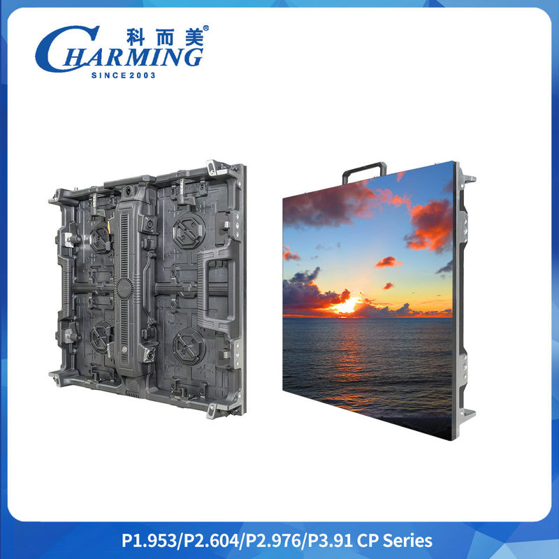 P2.6-P3.91 야외 및 실내 LED 화면 500*500mm/500*1000mm 7KG/14KG 400W 설치가 쉬운 LED 성능 렌터 디스플레이
