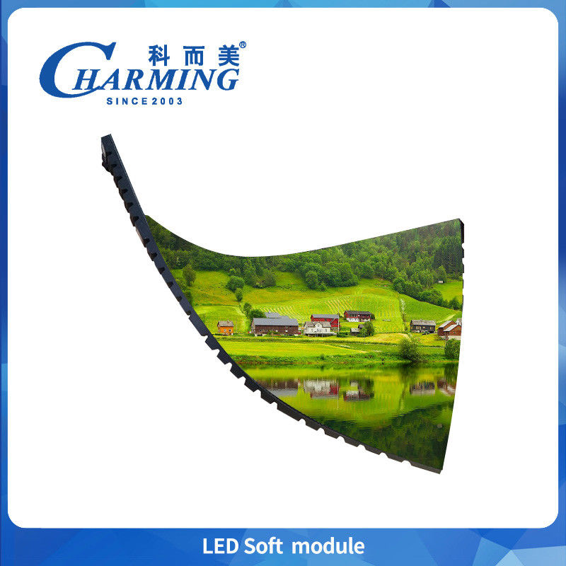 공장 가격 P4 LED 소프트 모듈 실내 디스플레이 비디오 벽 화면 무게 255g 256*128MM SMD2020 광고 화면
