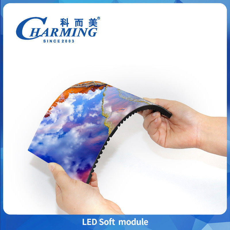 크리에이티브 프론트 유지 보수 유연한 HD 소프트 LED 모듈 P1.86 P2 P2.5 P3 곡선 광고 원형 디스플레이 반 원형 LED 화면
